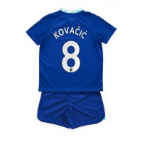 Fotbalové Dres Chelsea Mateo Kovacic #8 Dětské Domácí 2022-23 Krátký Rukáv (+ trenýrky)